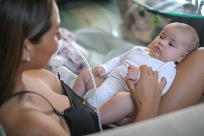these breast pump bras will allow pumping moms to be hands free