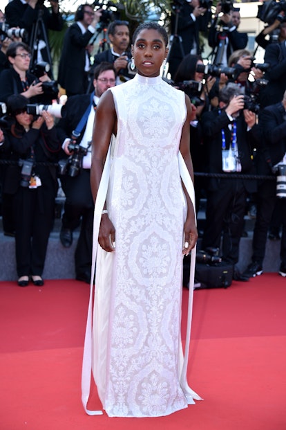 CANNES, FRANCE - MAY 17: Lashana Lynch attends the screening of "Final Cut (Coupez!)" and opening ce...