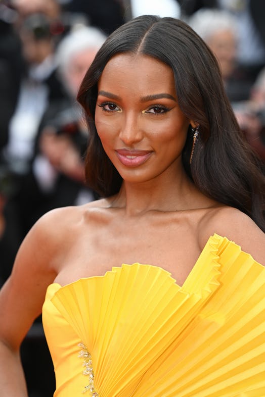 CANNES, FRANCE - MAY 18: Jasmine Tookes attends the screening of "Top Gun: Maverick" during the 75th...