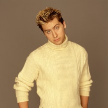 American dancer, actor, film, television producer and singer, Lance Bass, of the American boy band, ...
