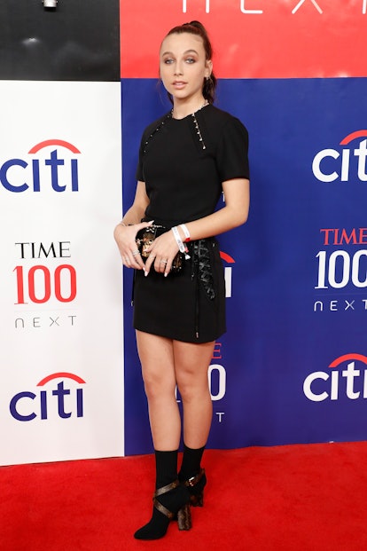 NEW YORK, NEW YORK - NOVEMBER 14: Emma Chamberlain attends Time 100 Next at Pier 17 on November 14, ...