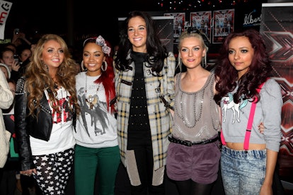 Little Mix & Tulisa Contostavlos attend a special signing ahead of their X Factor final