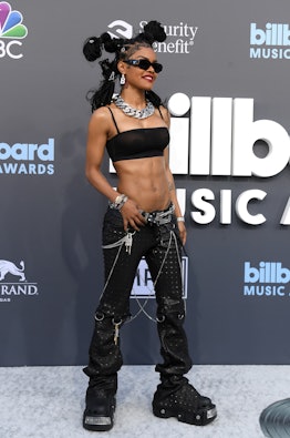 Teyana Taylor attends the 2022 Billboard Music Awards 