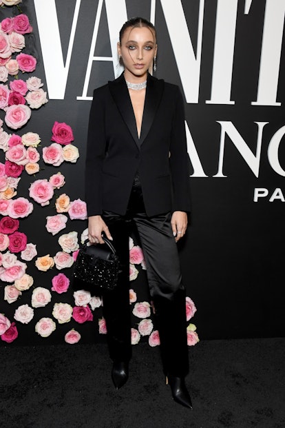 LOS ANGELES, CALIFORNIA - MARCH 24: Emma Chamberlain attends Vanity Fair and Lancôme Celebrate the F...