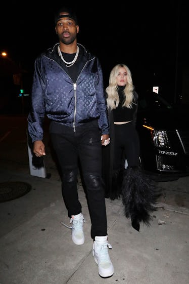 Tristan Thompson joked about Khloé Kardashian "never leaving him," and I've never cringed more.