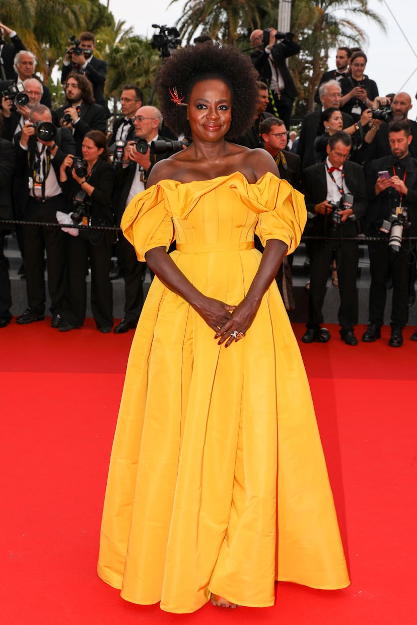 CANNES, FRANCE - MAY 18: Viola Davis attends the screening of "Top Gun: Maverick" during the 75th an...