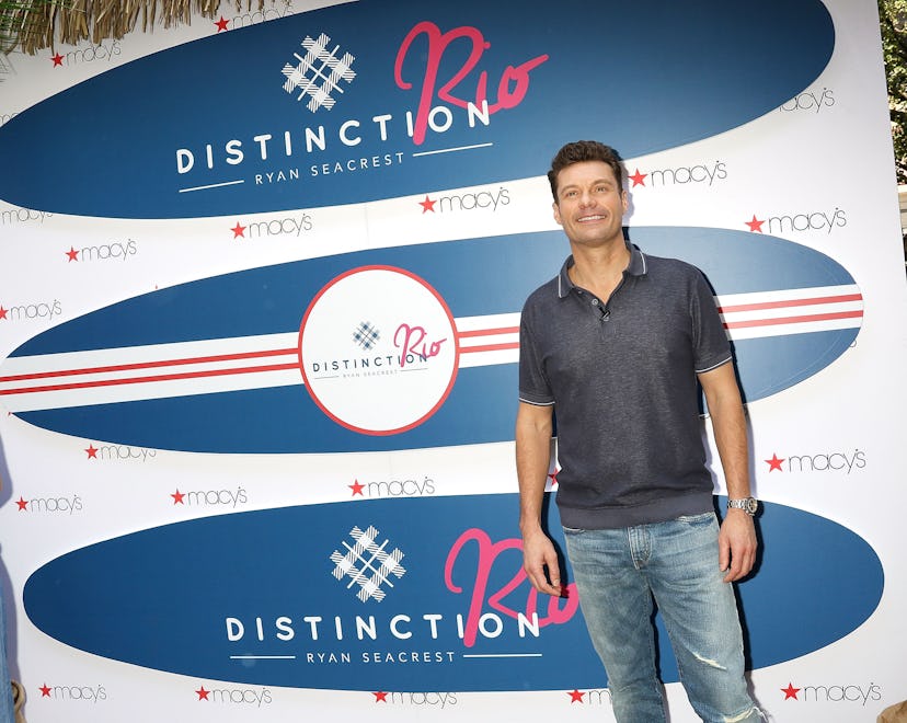Ryan Seacrest attends the Distinction Rio Collection Launch at Macy's Herald Square on June 6, 2016,...