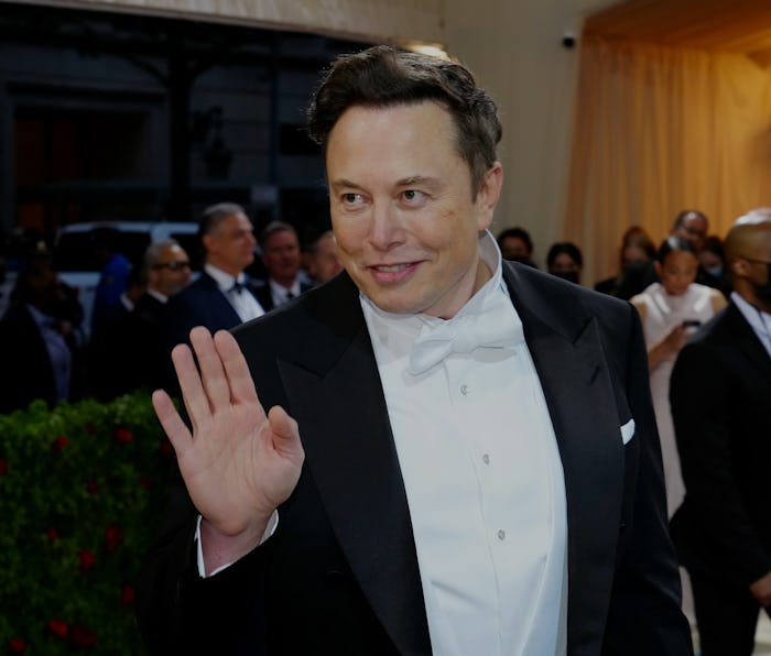 NEW YORK, NEW YORK - MAY 02: Elon Musk attends The 2022 Met Gala Celebrating "In America: An Antholo...