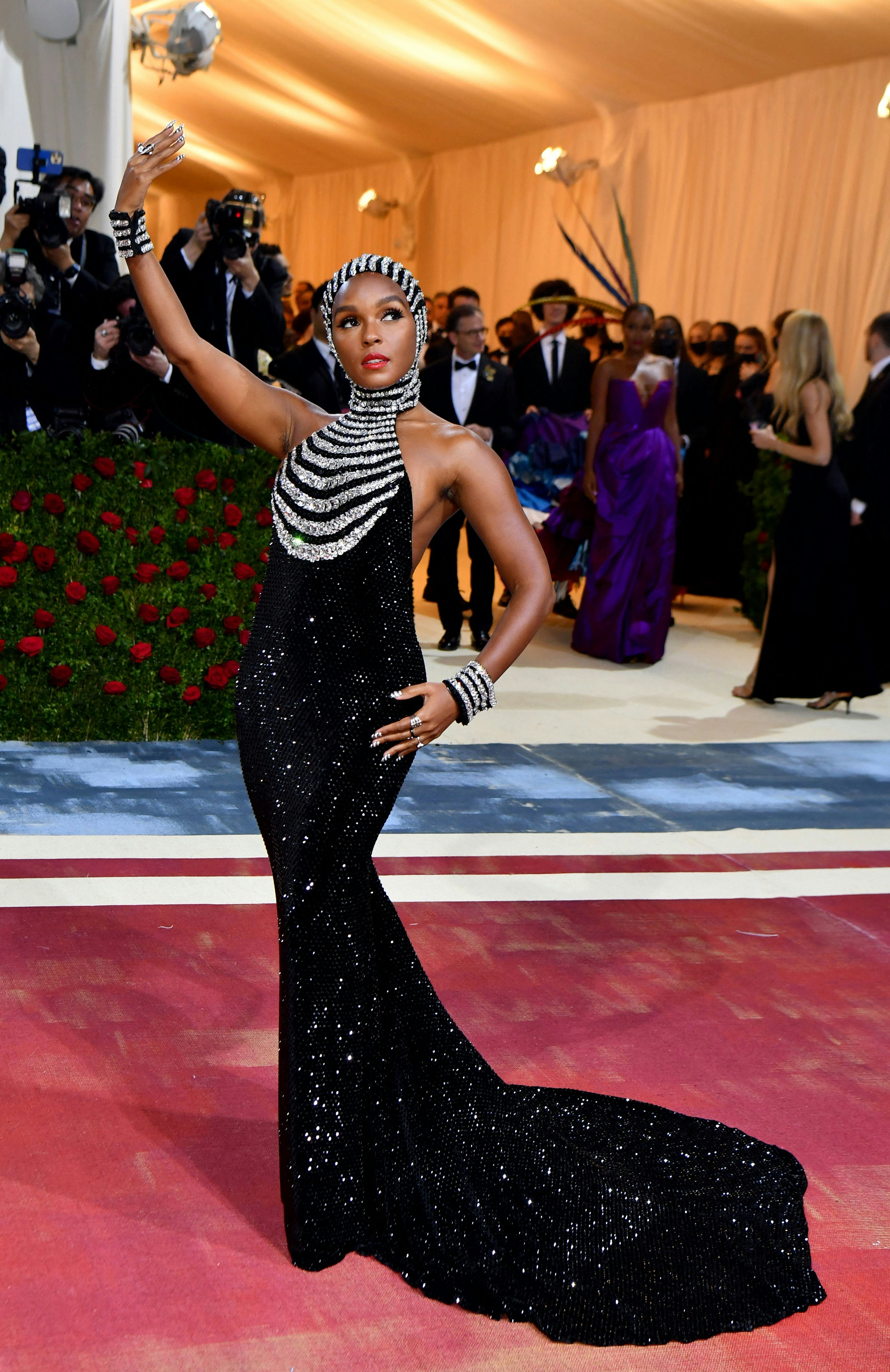 US singer-songwriter Janelle Monae arrives for the 2022 Met Gala at the Metropolitan Museum of Art o&hellip;