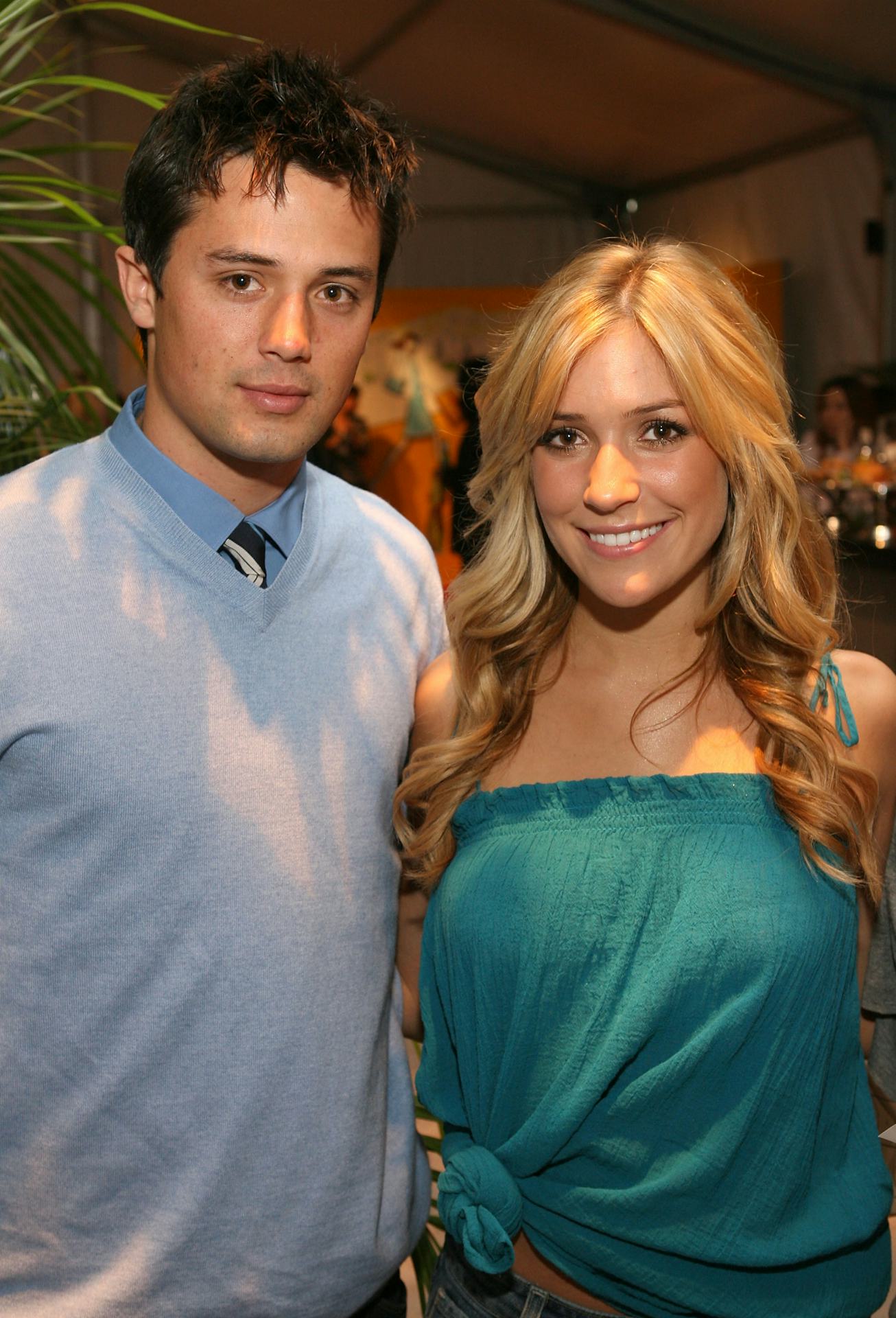 CULVER CITY, CA - MARCH 11: TV Personalities Stephen Colletti and Kristin Cavallari attend Mercedes...