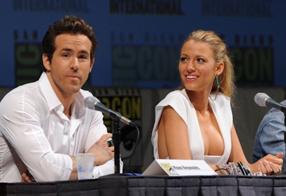 Ryan Reynolds and Blake Lively at ComicCon in 2010.