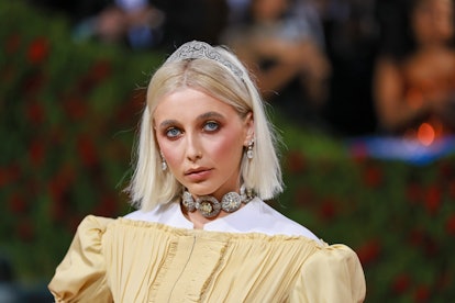 NEW YORK, NEW YORK - MAY 02: Emma Chamberlain attends The 2022 Met Gala Celebrating "In America: An ...