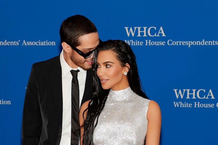 Kim Kardashian and Pete Davidson's body language at their red carpet debut was sweet.
