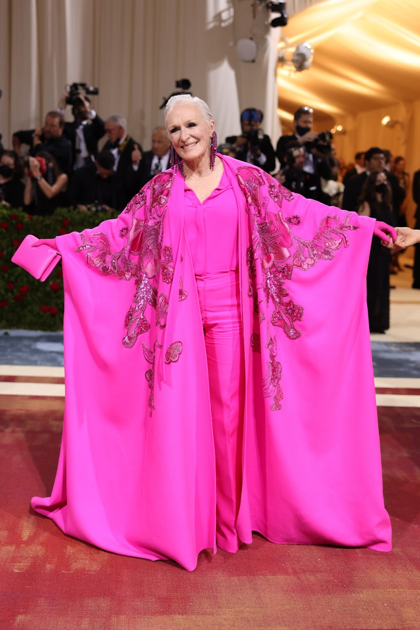 NEW YORK, NEW YORK - MAY 02: Glenn Close attends The 2022 Met Gala Celebrating "In America: An Antho...