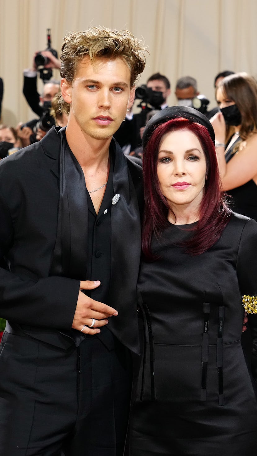 Austin Butler and Priscilla Presley attended the 2022 Met Gala ahead of the 'Elvis' premiere.