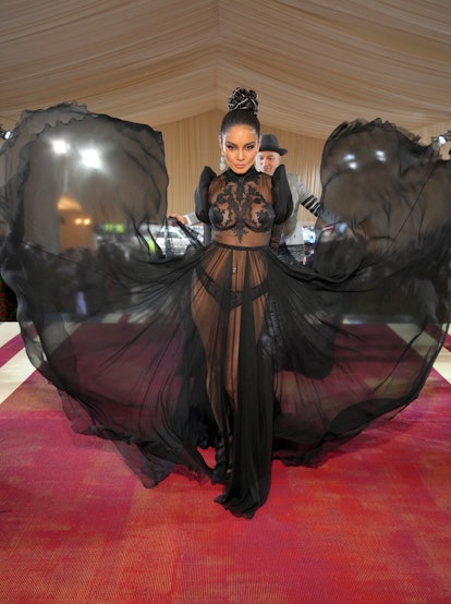 Vanessa Hudgens arrives at The 2022 Met Gala Celebrating "In America: An Anthology of Fashion" at Th...