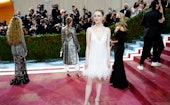 NEW YORK, NEW YORK - MAY 02: Emma Stone attends The 2022 Met Gala Celebrating "In America: An Anthol...