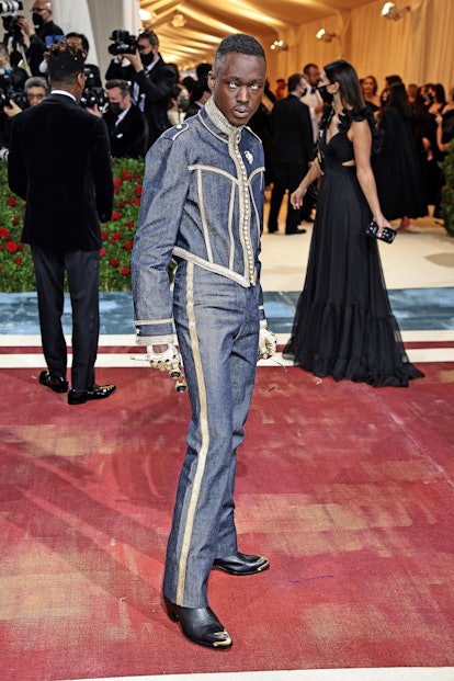 NEW YORK, NEW YORK - MAY 02: Ashton Sanders attends The 2022 Met Gala Celebrating "In America: An An...