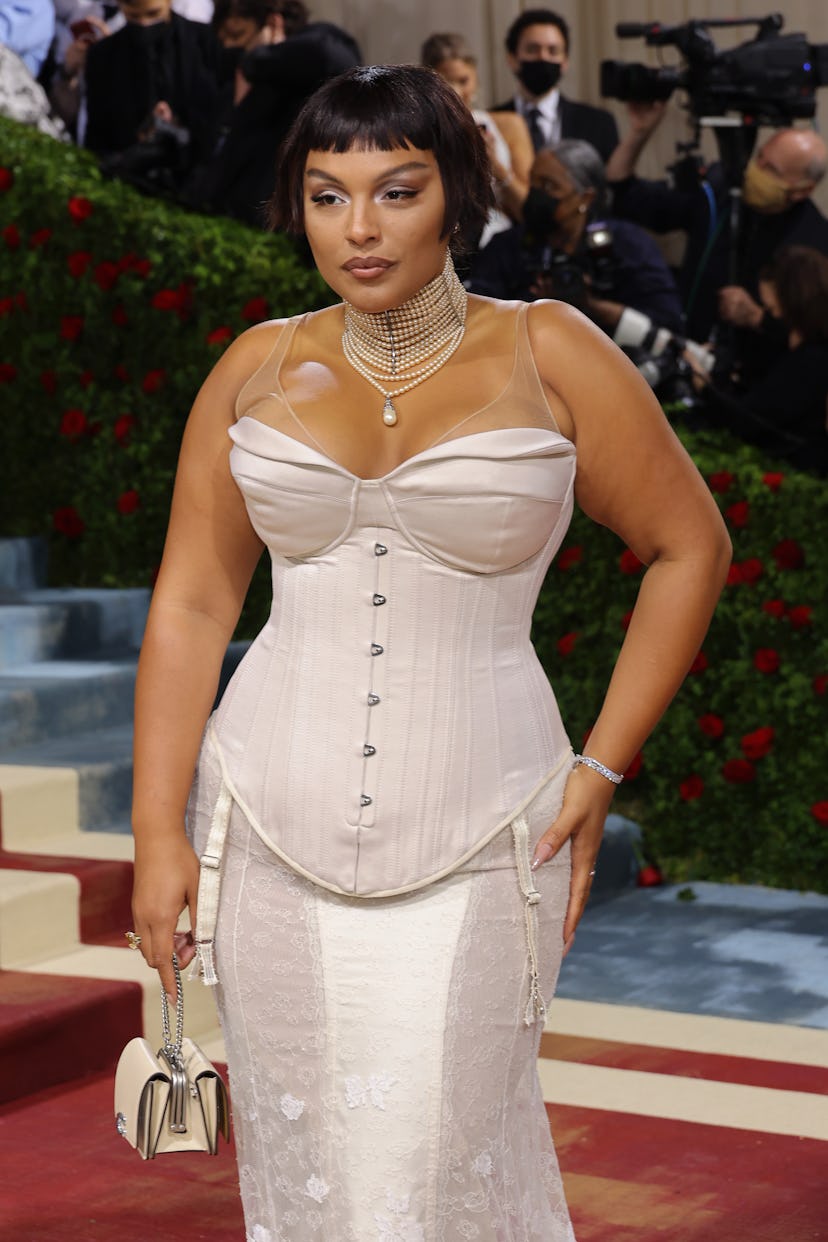 NEW YORK, NEW YORK - MAY 02: Paloma Elsesser attends The 2022 Met Gala Celebrating "In America: An A...