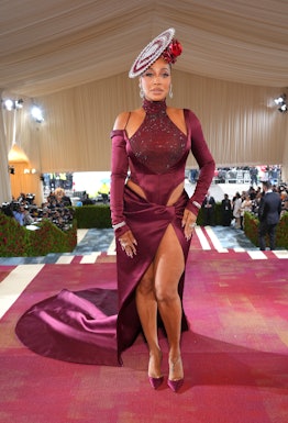 La La Anthony arrives at The 2022 Met Gala Celebrating "In America: An Anthology of Fashion" 