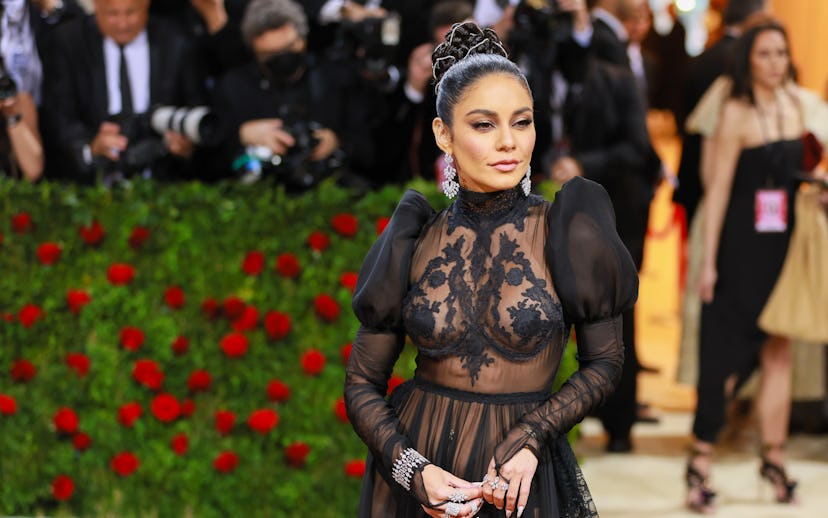 NEW YORK, NEW YORK - MAY 02: Vanessa Hudgens attends The 2022 Met Gala Celebrating "In America: An A...