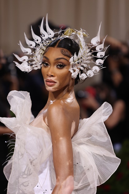 NEW YORK, NEW YORK - MAY 02: Winnie Harlow attends The 2022 Met Gala Celebrating "In America: An Ant...