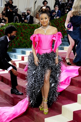 Ashley Park attends The 2022 Met Gala Celebrating "In America: An Anthology of Fashion" 