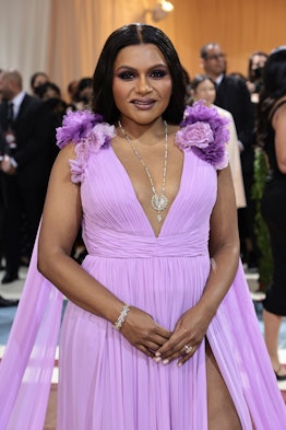 Mindy Kaling attends The 2022 Met Gala Celebrating "In America: An Anthology of Fashion" 