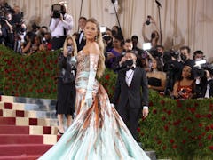 NEW YORK, NEW YORK - MAY 02: Blake Lively attends The 2022 Met Gala Celebrating "In America: An Anth...
