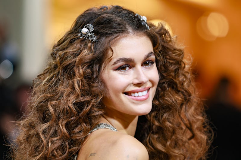 NEW YORK, NEW YORK - MAY 02: Kaia Gerber attends The 2022 Met Gala Celebrating "In America: An Antho...