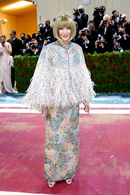 NEW YORK, NEW YORK - MAY 02: Anna Wintour attends The 2022 Met Gala Celebrating "In America: An Anth...