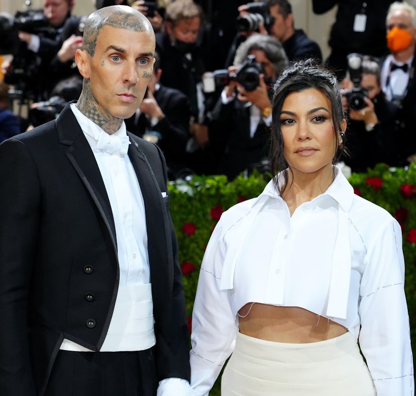 Scott Disick wasn't at Kourtney Kardashian and Travis Scott's third wedding in Italy.