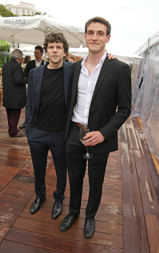 CANNES, FRANCE - MAY 18:  Jesse Eisenberg and Eanna Hardwicke attend the "Vivarium" Premiere Party a...