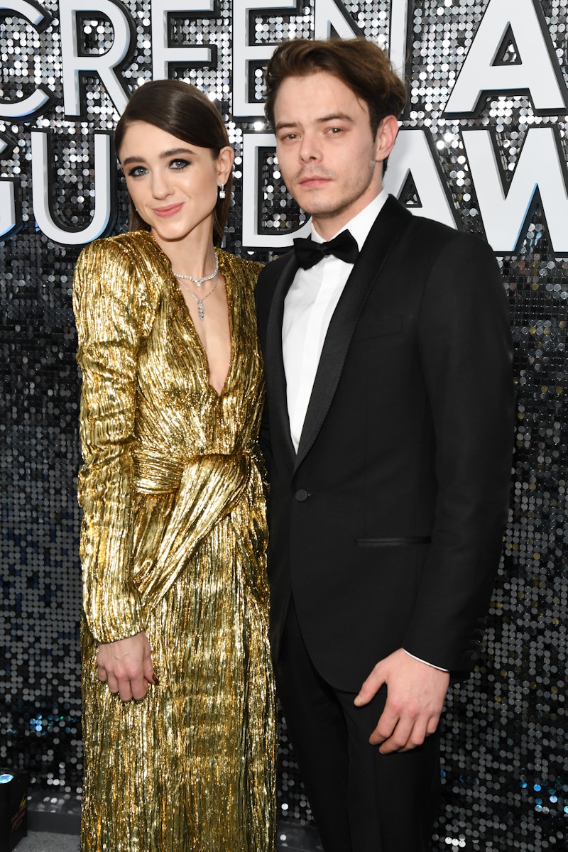Natalia Dyer and Charlie Heaton attend the 26th Annual Screen Actors Guild Awards