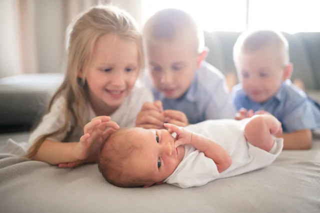 Four siblings is not the same as three