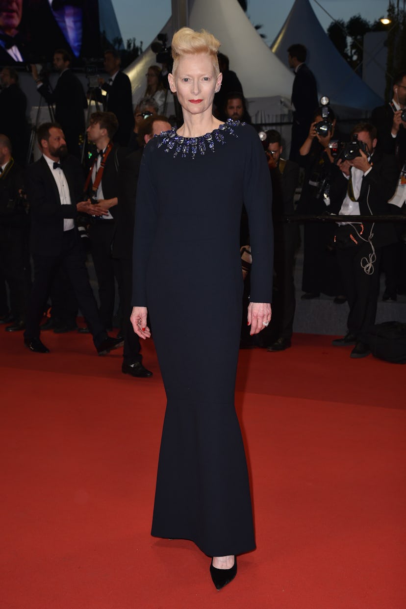 CANNES, FRANCE - MAY 20: Tilda Swinton attends the screening of "Three Thousand Years Of Longing (Tr...