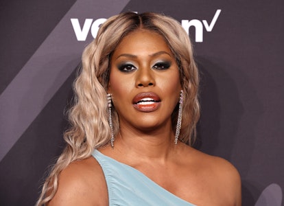 NEW YORK, NEW YORK - MAY 16: Laverne Cox attends the 26th Annual Webby Awards at Cipriani Wall Stree...