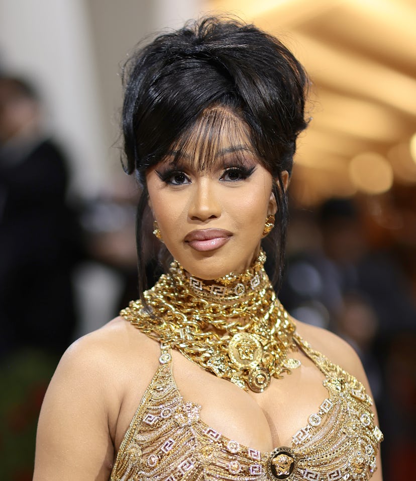 NEW YORK, NEW YORK - MAY 02: Cardi B attends The 2022 Met Gala Celebrating "In America: An Antholog...