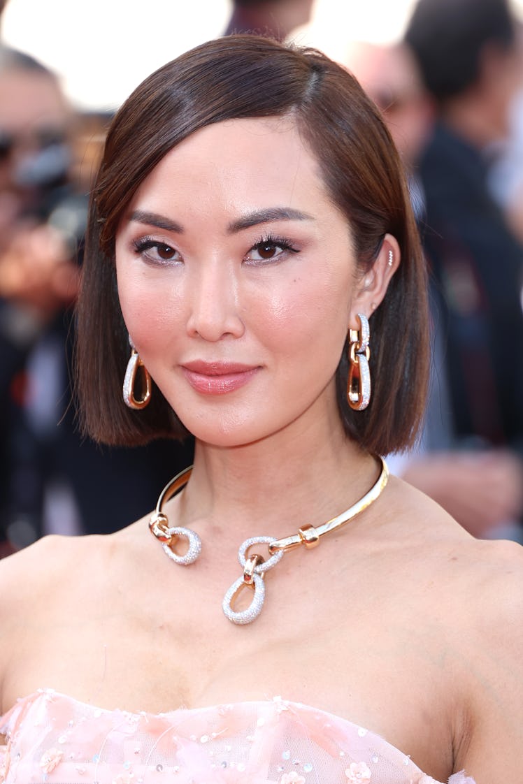Chriselle Lim at the screening of "Armageddon Time" during the 75th annual Cannes film festival in a...