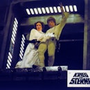 Star Wars: Episode Iv-a New Hope, lobbycard, German lobbycard, l-r: Carrie Fisher, Mark Hamill, 1977...