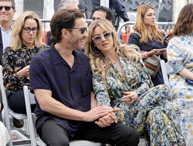 HOLLYWOOD, CALIFORNIA - MAY 23: (L-R) Tom Pelphrey and Kaley Cuoco attend as Greg Berlanti is honore...