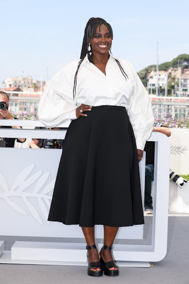 Aissa Maiga attends the photocall for "Adami"