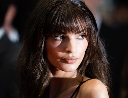 CANNES, FRANCE - MAY 23:  Emily Ratajkowski attends the screening of "Crimes Of The Future" during t...
