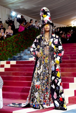 Erykah Badu attends The 2022 Met Gala Celebrating "In America: An Anthology of Fashion" at The Metro...