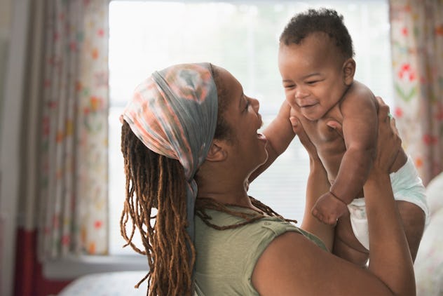 mom and baby, instagram captions for when baby says "mama" for the first time