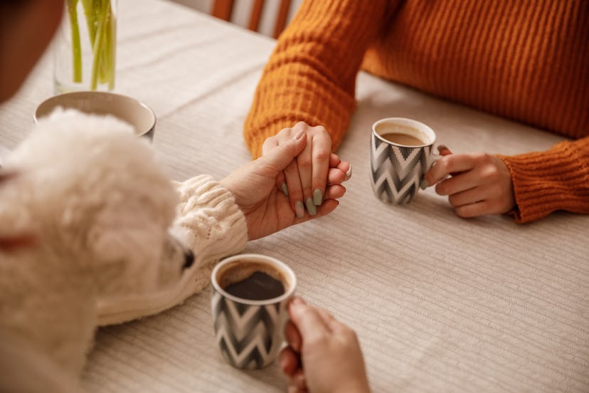 Holding a friend's hand and knowing what to say on Father's Day to someone who lost their dad can pr...