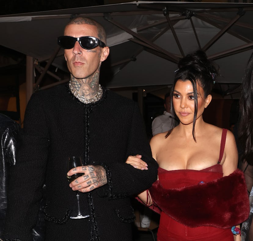 Oop, Kourtney Kardashian and Travis Barker might have a fourth wedding.