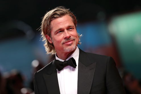 VENICE, ITALY - AUGUST 29: Brad Pitt walks the red carpet ahead of the "Ad Astra" screening during t...