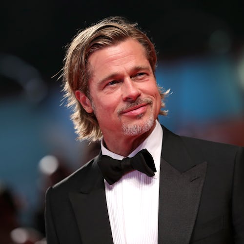 VENICE, ITALY - AUGUST 29: Brad Pitt walks the red carpet ahead of the "Ad Astra" screening during t...