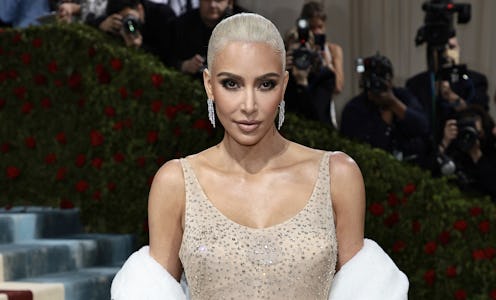 NEW YORK, NEW YORK - MAY 02: Kim Kardashian attends The 2022 Met Gala Celebrating "In America: An ...